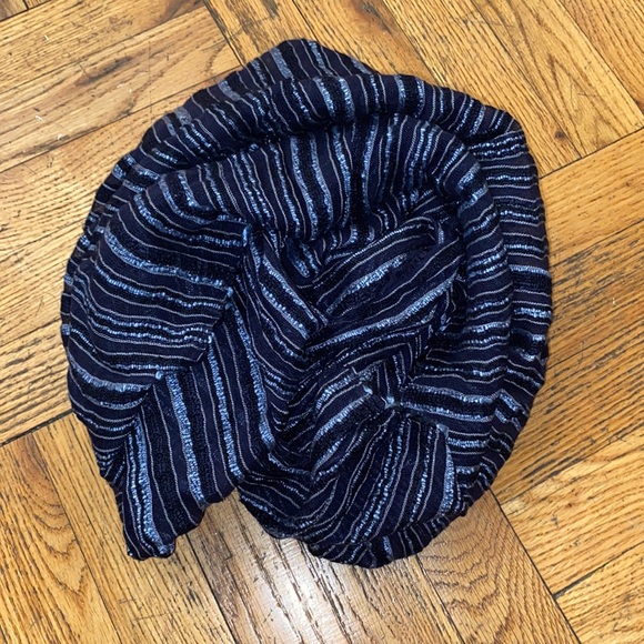 Ann Taylor Loft Blue Stripped Scarf - Picture 1 of 3